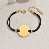 Stainless Steel Flat Round Link Bracelets SV3292-3-1