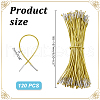 AHADERMAKER 120Pcs Round Polyester Elastic Cord OCOR-GA0001-73-2