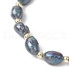 Natural Cultured Freshwater Pearl Beads Stretch Bracelets for Women BJEW-JB11997-3