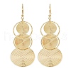 Alloy Dangle Earrings EJEW-S260-01B-G-2