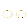 925 Sterling Silver Cuff Earrings EJEW-H124-06G-1