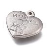 Non-Tarnish Valentine's Day 304 Stainless Steel Pendants STAS-Z007-08-2