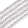 201 Stainless Steel Cable Chains CHS-L017-09E-01-1