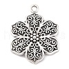 Tibetan Style Alloy Pendants X-TIBE-Q050-152AS-LF-1