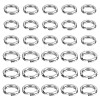 DELORIGIN 304 Stainless Steel Double Loops Keychain Rings FIND-DR0001-35B-1