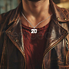 Beebeecraft 1Pc 304 Stainless Steel Figaro Chain Number Pendant Necklaces NJEW-BBC0001-28A-P-5