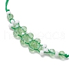Electroplate Glass Beaded Braided Bead Bracelets BJEW-MZ00183-04-4