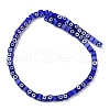 Handmade Evil Eye Lampwork Beads Strands LAMP-G166-16D-1
