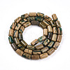 Natural Verdite Stone Beads Strands G-N346-01A-06-3