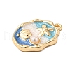 Alloy Enamel Pendants PALLOY-K020-21LG-02-2