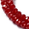 Baking Painted Imitation Jade Glass Bead Strands DGLA-A034-J8MM-A29-4