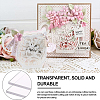 Transparent Acrylic Plates DIY-WH0016-54B-6