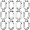 SUNNYCLUE 30Pcs Zinc Alloy Spring Gate Rings FIND-SC0010-83B-1