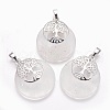 Natural Quartz Crystal Pendants G-F573-C13-1
