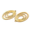 Ion Plating(IP) 304 Stainless Steel Pendants STAS-G335-06G-2