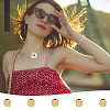 Unicraftale 80Pcs Matte Style Brass Beads KK-UN0003-06-6