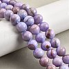 Natural Striped Stone Beads Strands G-D315-A01-02-4mm-1