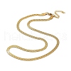 304 Stainless Steel Herringbone Chain Necklaces NJEW-P282-02G-2