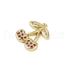 Brass Micro Pave Cubic Zirconia Pendants KK-M322-48G-04-2