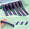AHADERMAKER 6 Styles Baseball Theme Polyester Ribbon OCOR-GA0001-97-4