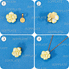 SOFPLATE 120Pcs Alloy Glue On Flat Pad Pendant Bails FIND-SP0001-88G-6