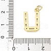 Brass Micro Pave Cubic Zirconia Pendants KK-V014-01G-21-3