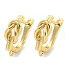 Rack Plating Brass Hoop Earring Findings EJEW-C102-24G-1