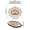 Wooden Crystal Ornament Display Tray AJEW-WH0324-31B-2