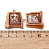 Resin Pendants FIND-Z084-05P-02-3