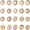  40Pcs 20 Styles Plastic Safety Brooches JEWB-NB0001-10-1