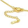 Ion Plating(IP) 304 Stainless Steel Cable Chain Necklaces NJEW-H040-06G-3