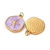 304 Stainless Steel Enamel Pendants STAS-U061-33G-B02-2