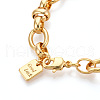 Brass Chain Bracelets BJEW-N032-06G-3