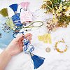 6Pcs 6 Colors Brocade Packing Pouches ABAG-NB0001-29-3