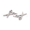 Non-Tarnish 201 Stainless Steel Pendants STAS-C057-12P-3