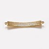 Long-Lasting Plated Brass Micro Pave Cubic Zirconia Links ZIRC-L072-17A-G-2