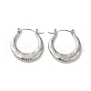 304 Stainless Hoop Earrings for Women EJEW-Z026-37P-1