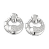 Brass with Cubic Zirconia Pendants KK-K353-06P-1