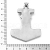 Viking 304 Stainless Steel Big Pendants STAS-N105-11AS-3