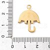 304 Stainless Steel Pendants STAS-I334-11G-3