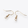 Brass Earring Hooks KK-L176-02G-2