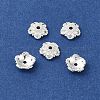Rack Plating Brass Beads Caps KK-B088-04A-S-2
