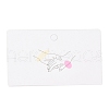 Rectangle Cardboard Jewelry Display Cards CDIS-P004-07A-01-1