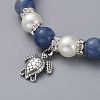 Stretch Charm Bracelets BJEW-JB04686-03-2