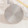 Adjustable 304 Stainless Steel Cuff Rings RJEW-V005-01A-P-1