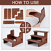 3-Tier Wood Model Toy Display Riser ODIS-WH0329-68B-5