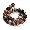 Natural Fire Crackle Agate Beads Strands G-L595-A02-01F-3