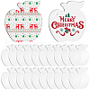 SUNNYCLUE 30Pcs Christmas Acrylic Big Pendants FIND-SC0011-41-1