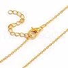 Iron Cable Chain Necklace Making MAK-I019-01C-G-2