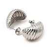 304 Stainless Steel Stud Earrings for Women EJEW-G358-05P-2